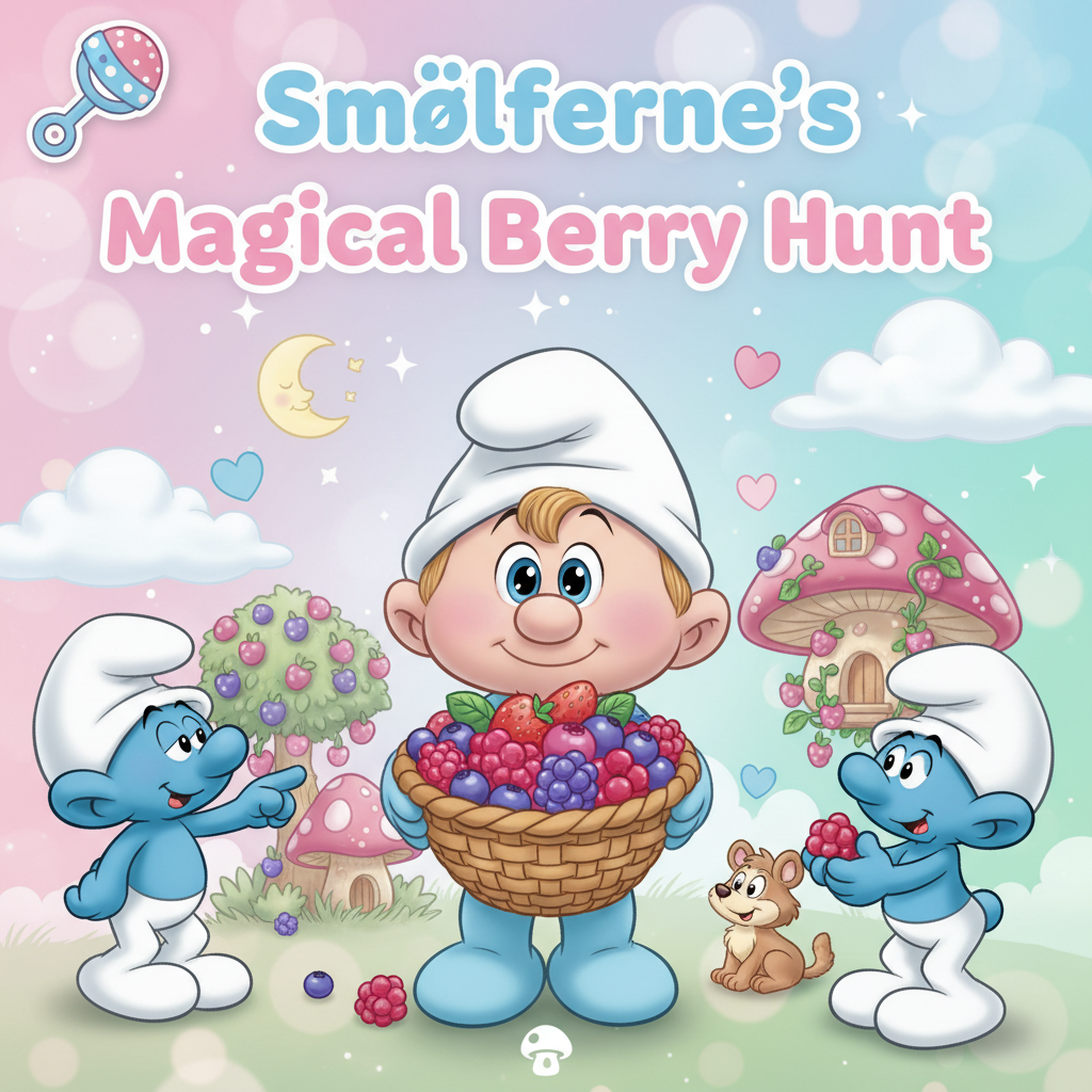 Smølferne's Magical Berry Hunt: A Soothing Adventure for Babies 🍄