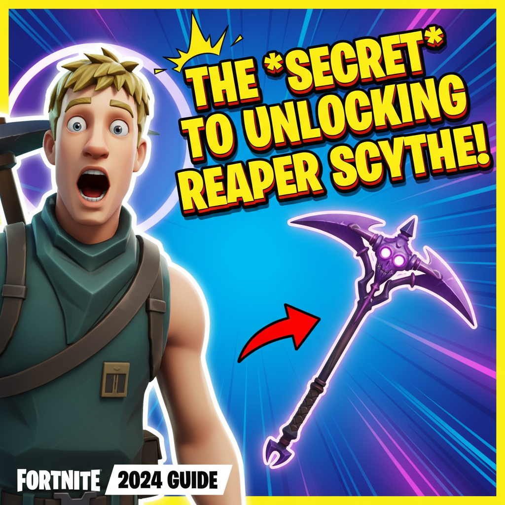 The *SECRET* to UNLOCKING the Fabled "Reaper Scythe" in Fortnite! (2024 Guide)