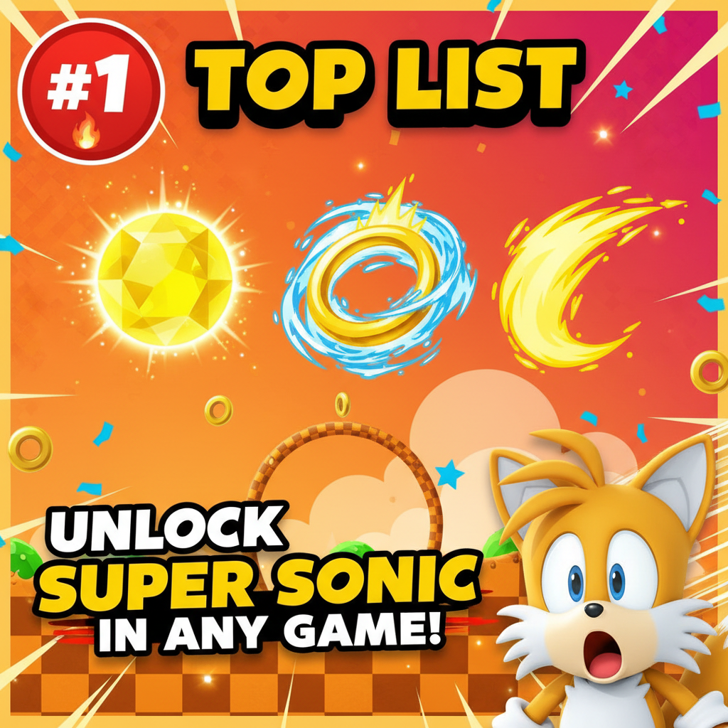 🔥 Lås op for SUPER SONIC i *ALLE* Spil! (🤯 Hemmelig Guide) #Shorts