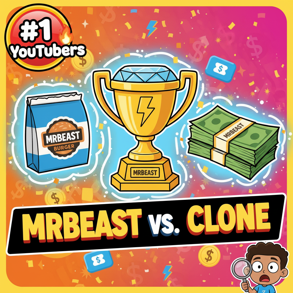 🔥MrBeast mod hans klon?!🤯 #Kort
