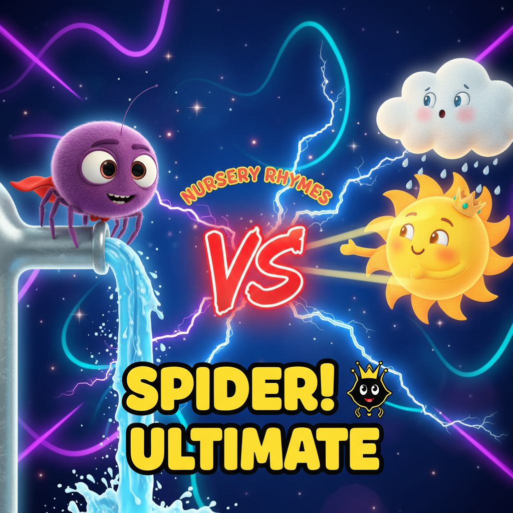 🔥Itsy Bitsy Spider! 🕷️ DEN ULTIMATIVE børnesang (2024) #Shorts