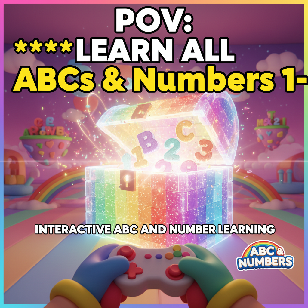 🌈 Lær ALLE ABC og Tal 1-10 HURTIGT! (MEGA Lyde) 🚀