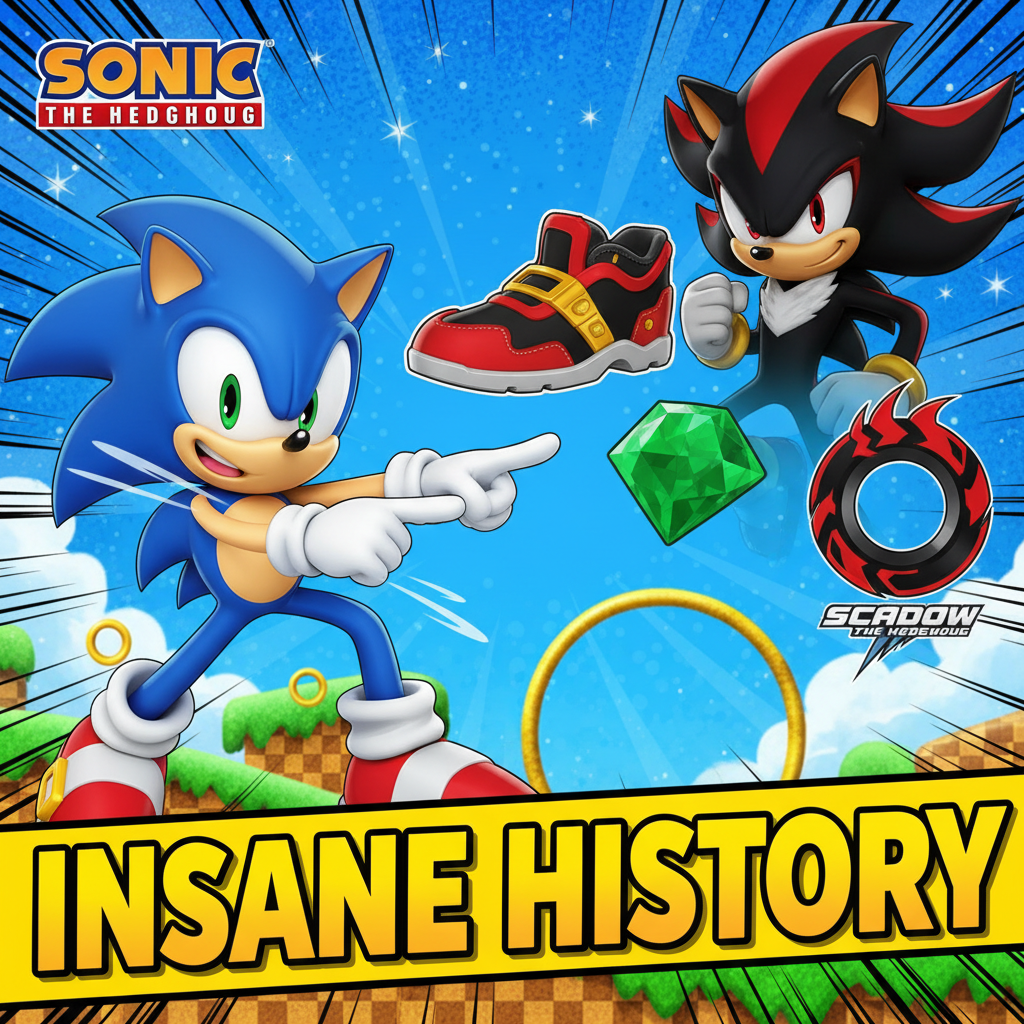 ULTIMATE History of Shadow the Hedgehog! 🖤⚡ (You WON'T BELIEVE His Story!)