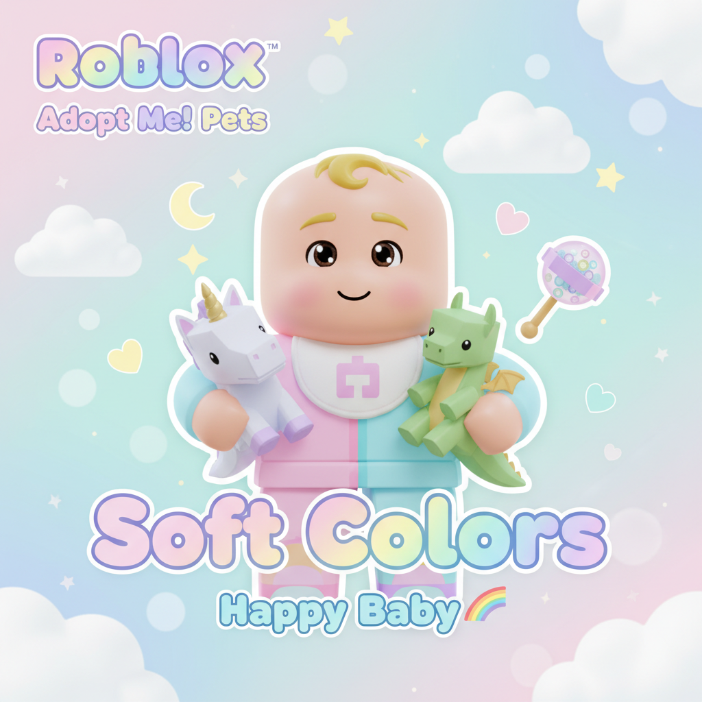 Roblox blide farver til glade børn 🌈