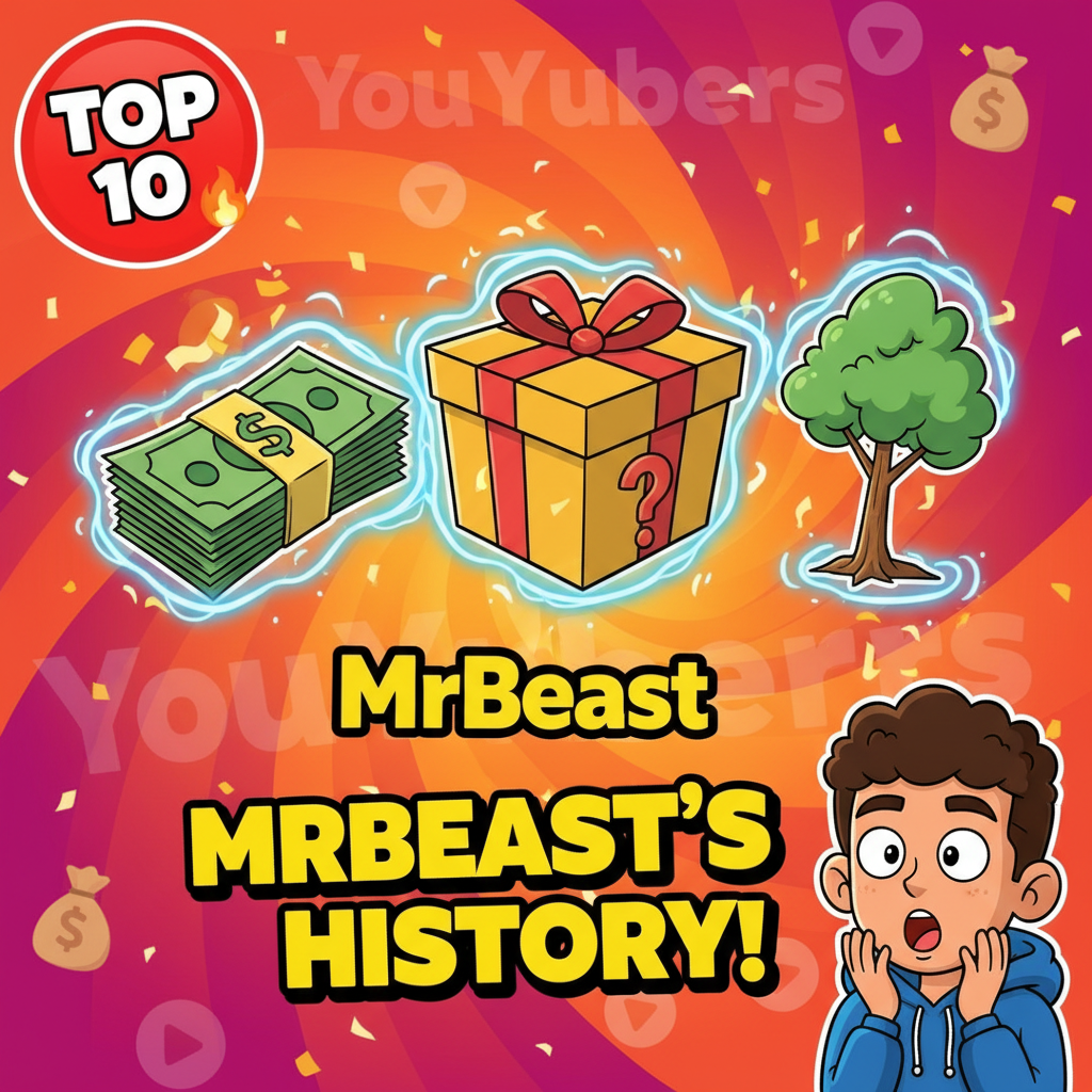 MrBeast’s ENTIRE History! 😱 You Won't Believe His Viral Journey!