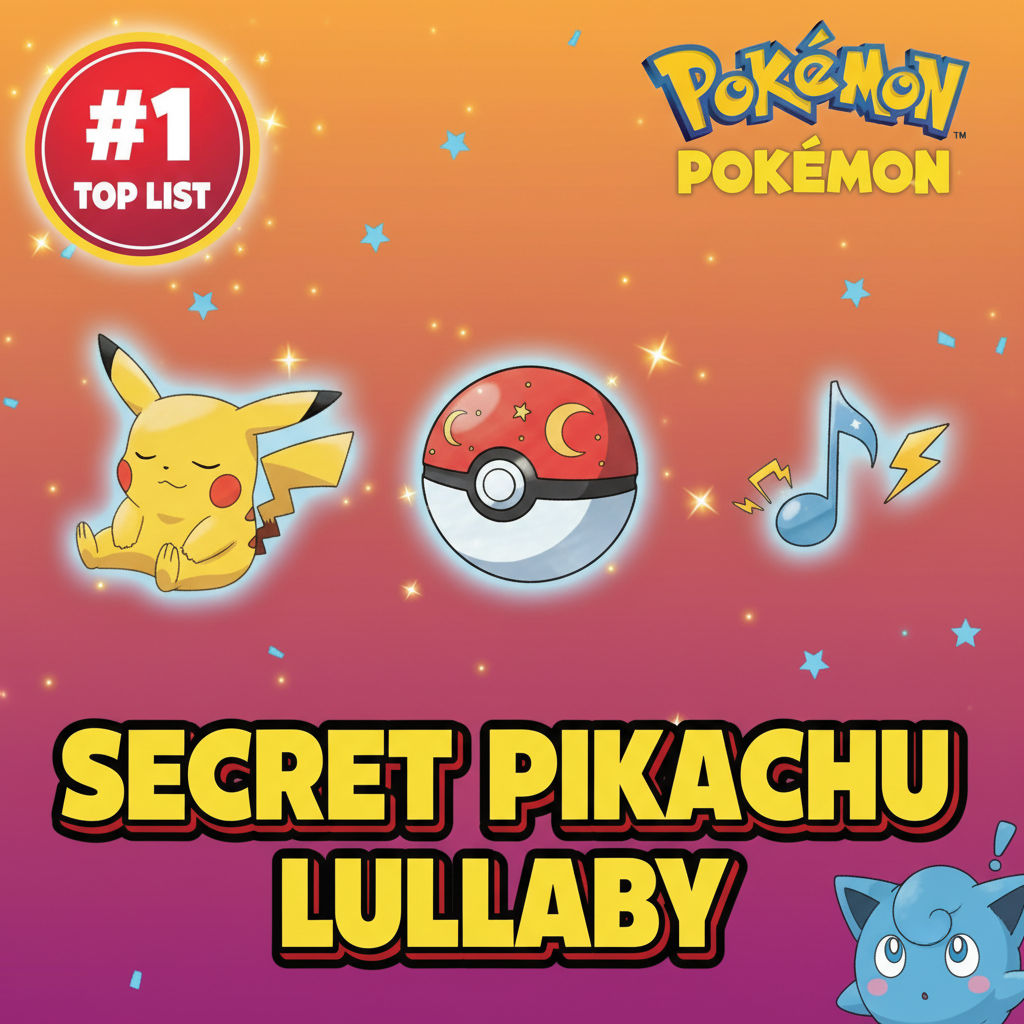 🔥 SECRET Pikachu Lullaby! (Sleepy Sounds) #Shorts