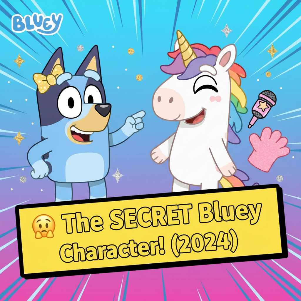 😱 The SECRET BLUEY Playmate You Missed! (Unicorse Hidden FUN!) 🤩