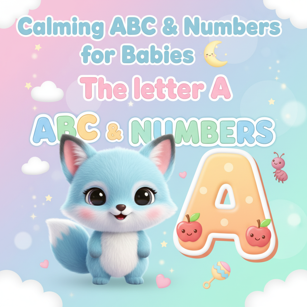 Calming ABC & Numbers for Babies 🌙