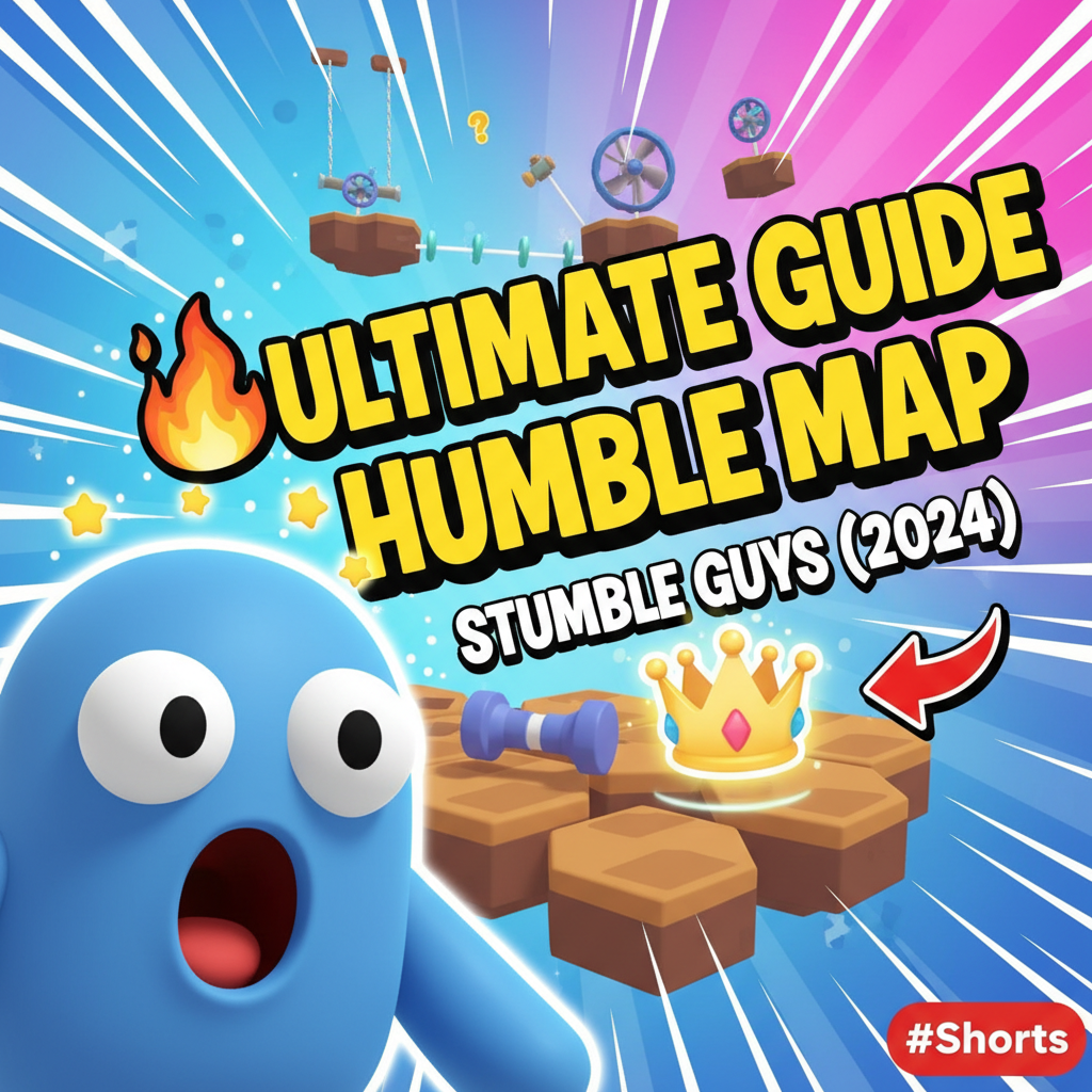 🔥ULTIMATIV Guide til Humble Stumble Guys Map (2024)! #Shorts