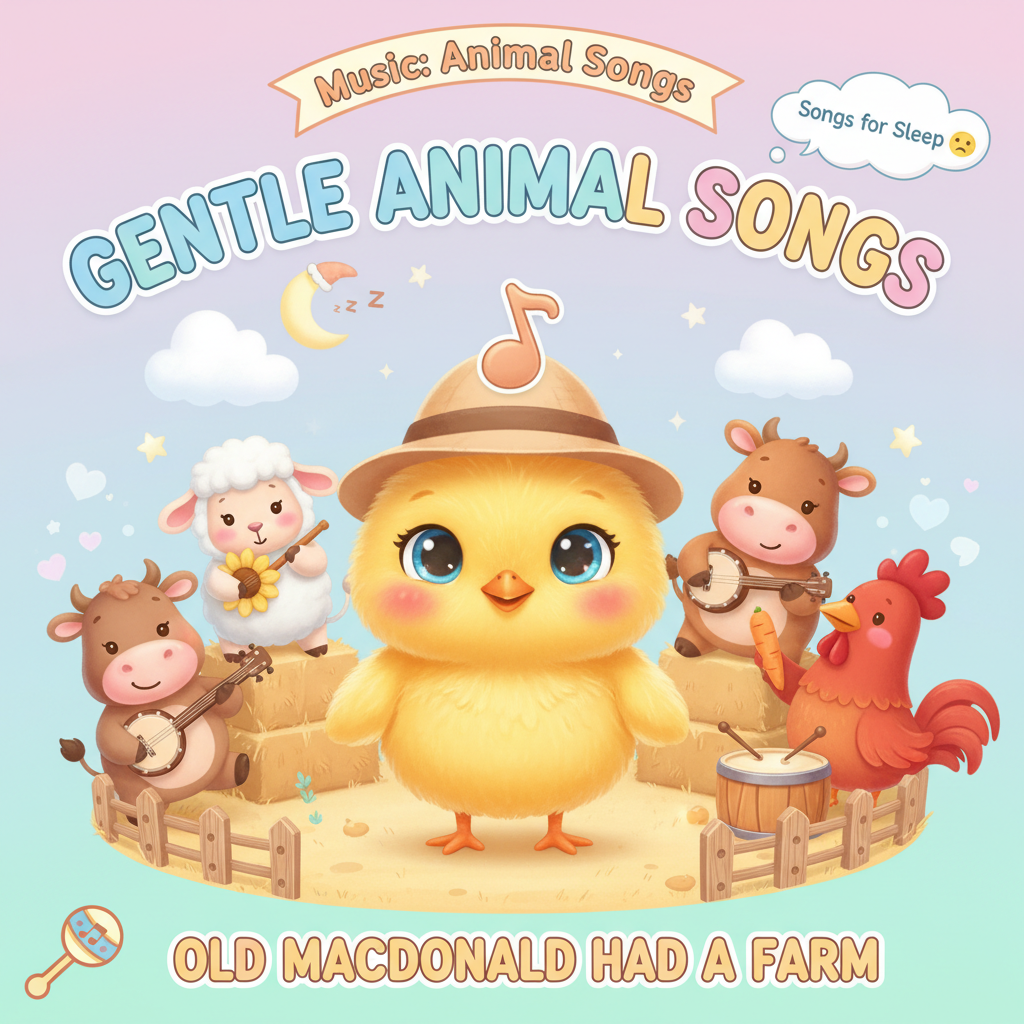 Gentle Animal Songs for Babies 🎶 Soothing Music: Animal Songs for Sleep 😴