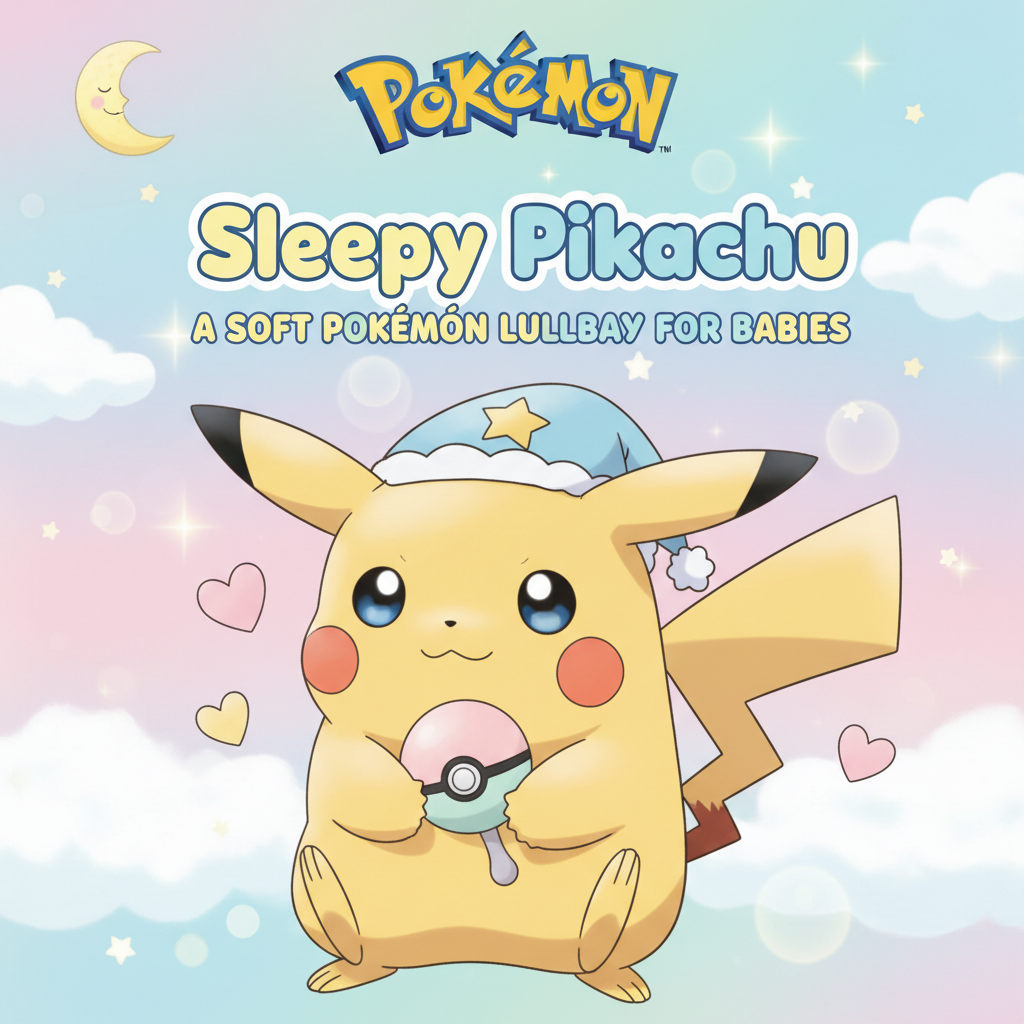 Søvnig Pikachu: En blid Pokémon vuggevise for babyer 😴