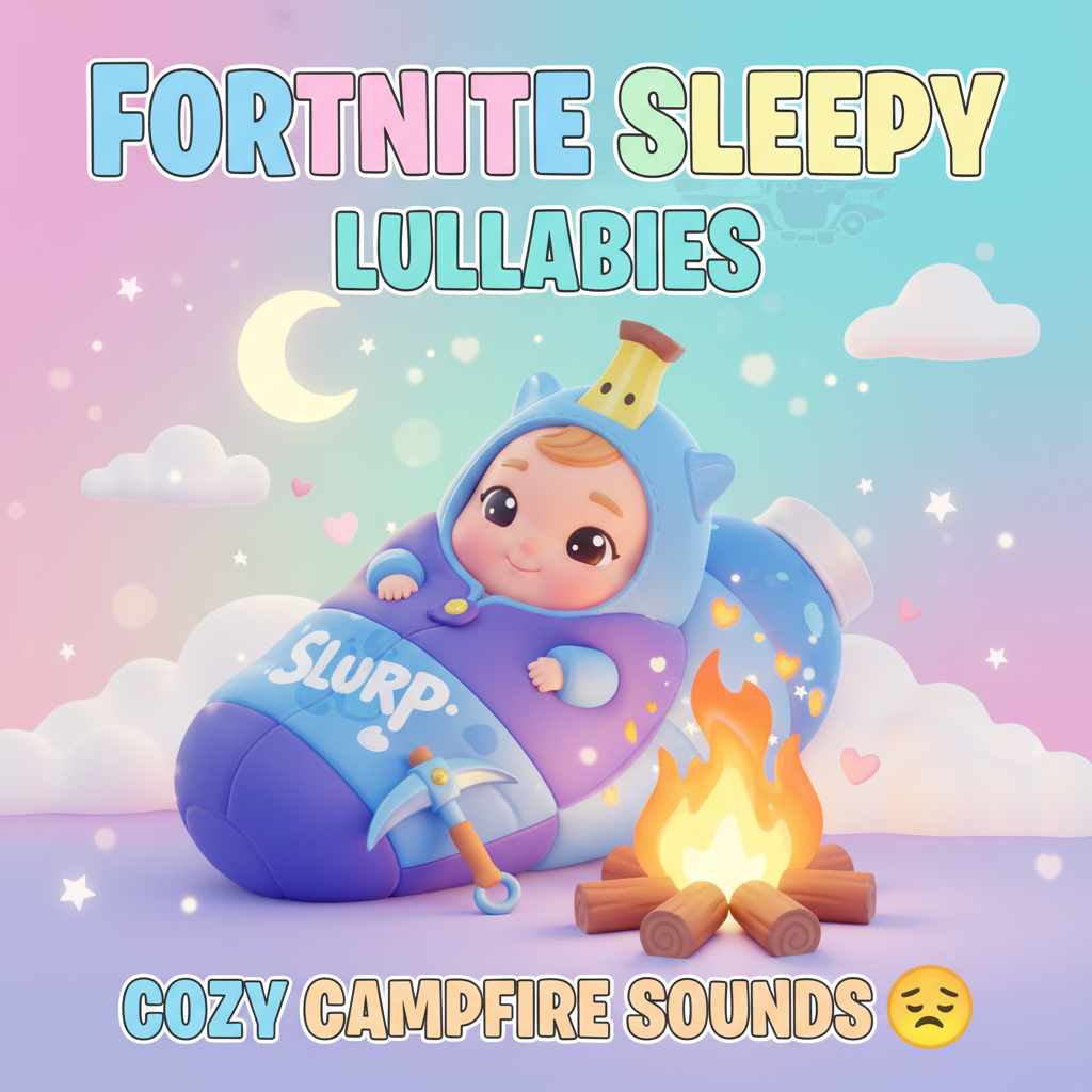 Fortnite Sleepy Lullabies: Cozy Campfire Sounds 😴