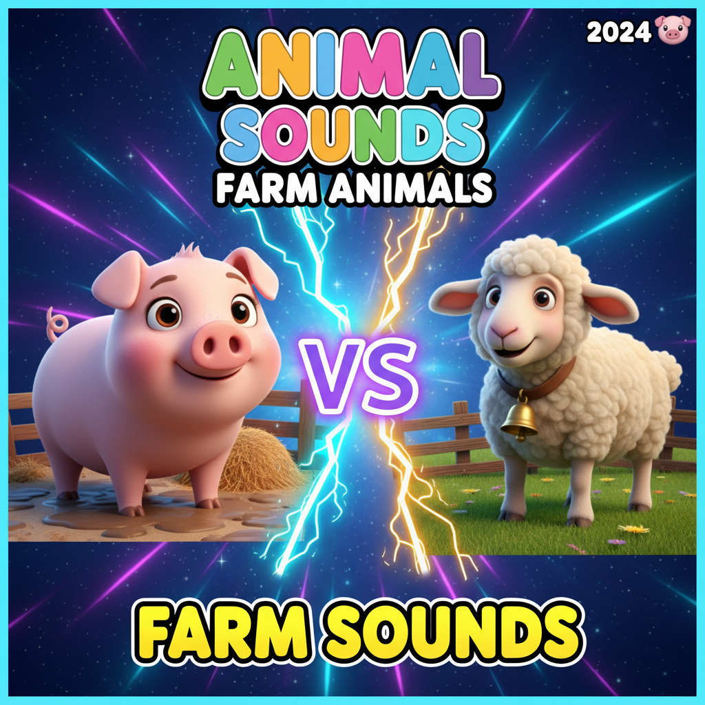 Farm Animal Sounds (2024) 🐷 Learn Them ALL!