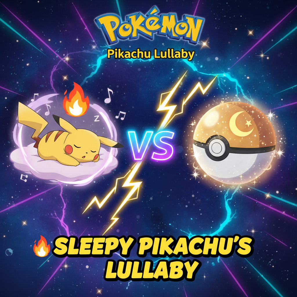 🔥 Sleeping Pikachu's Secret Lullaby (Calming Sounds) #Shorts
