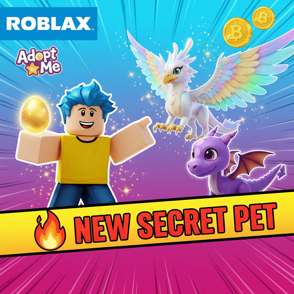🔥 NEW Secret Adopt Me Pet (HUGE HACK!) #Shorts