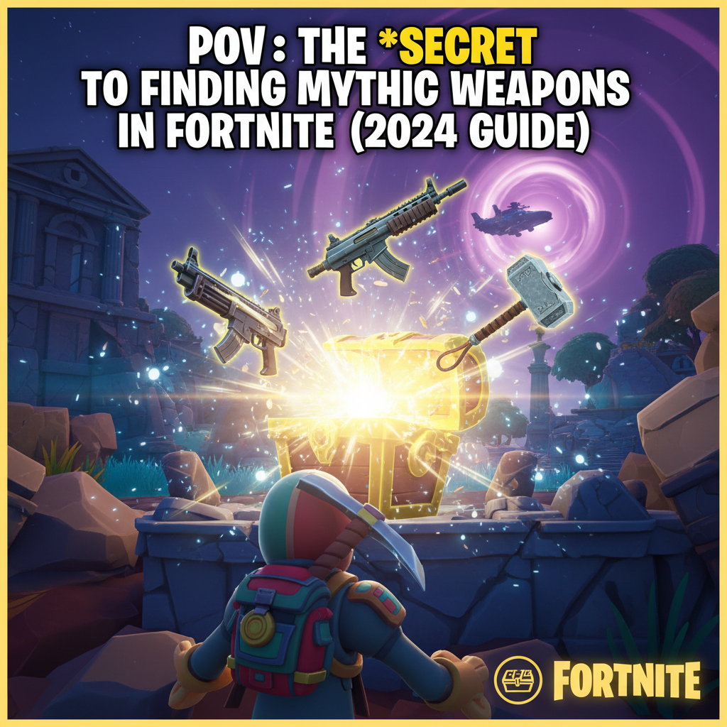 The *SECRET* to Finding Mythic Weapons in Fortnite! (2024 Guide)