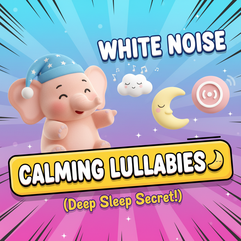 Beroligende White Noise Vuggeviser (Hemmeligheden bag dyb søvn!) 🌙