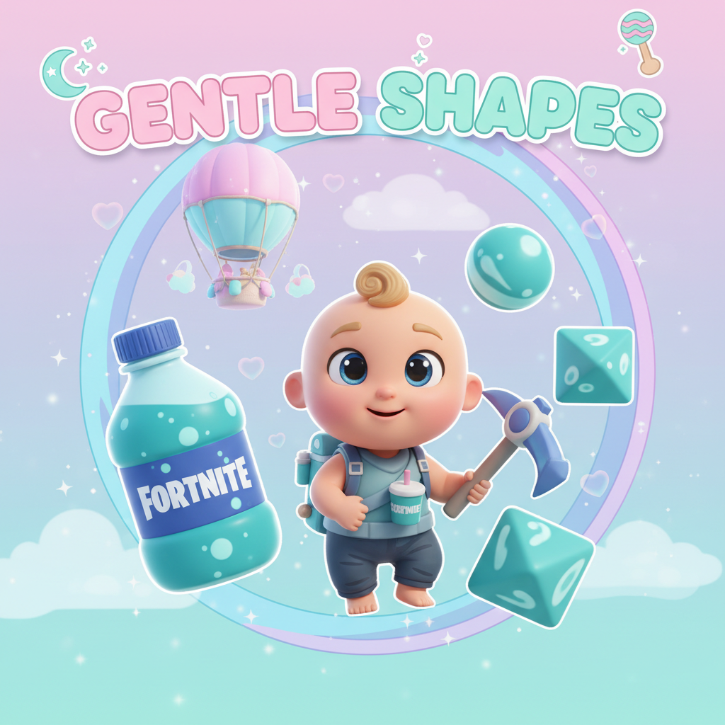 Gentle Fortnite Shapes for Sleepy Babies 👶😴