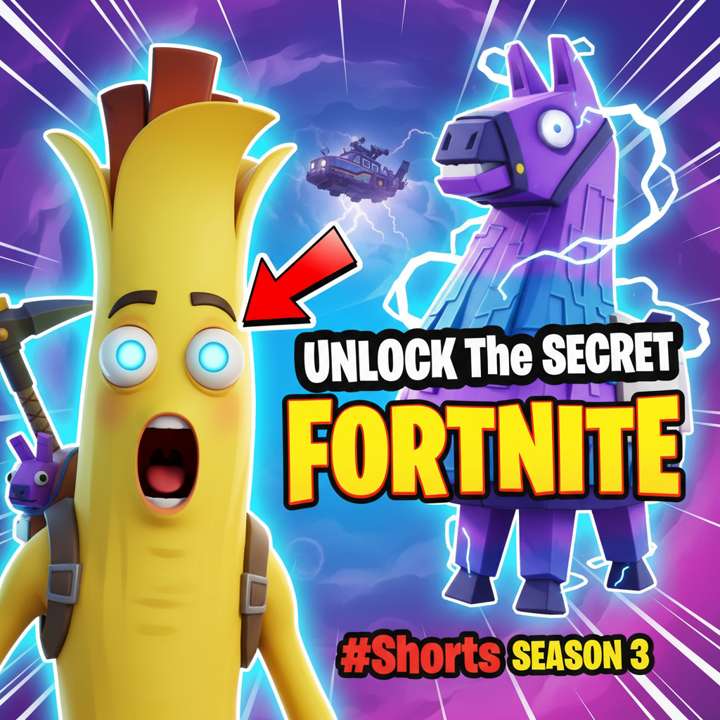 🔥 UNLOCK The SECRET Fortnite Llama EVER! (SEASON 3) #Shorts
