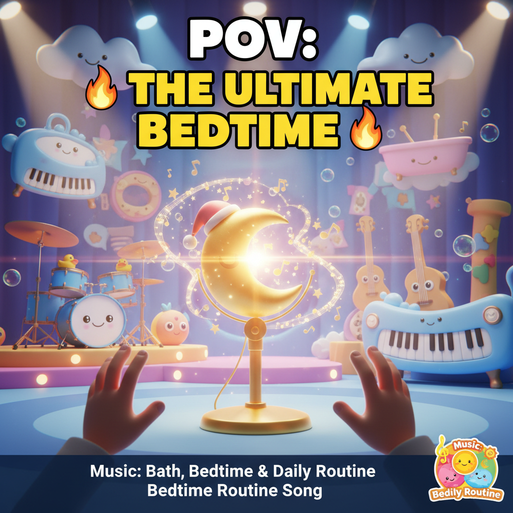 🔥 The ULTIMATE Bedtime Routine Song (Music: Bath, Bedtime & Daily Routine) #Shorts