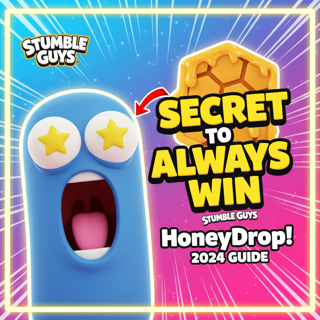 ULTIMATE HoneyDrop Secret! 😱 ALWAYS Win Stumble Guys! 🎲