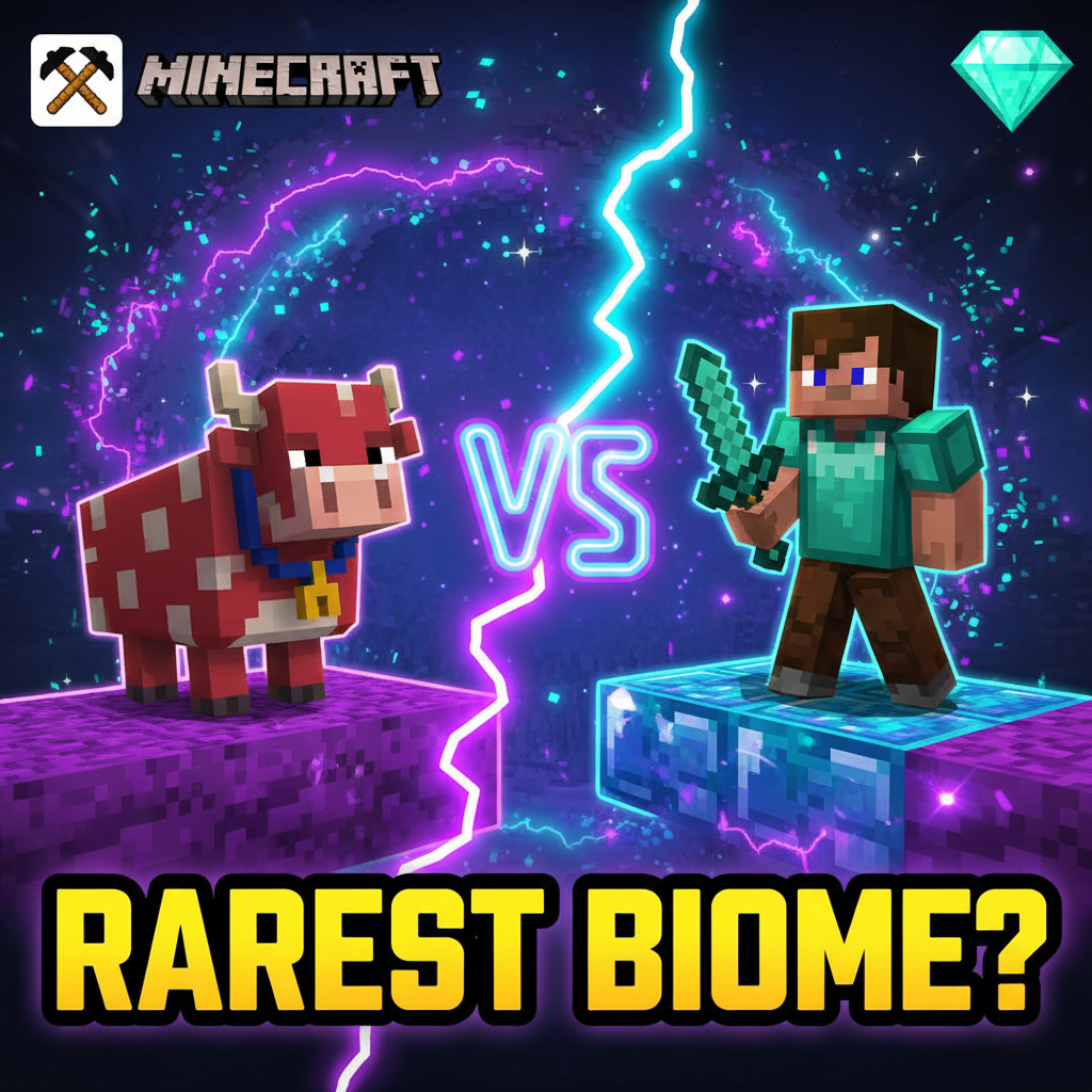 Minecraft's RAREST Biome? (You WON'T Believe This!) 💎