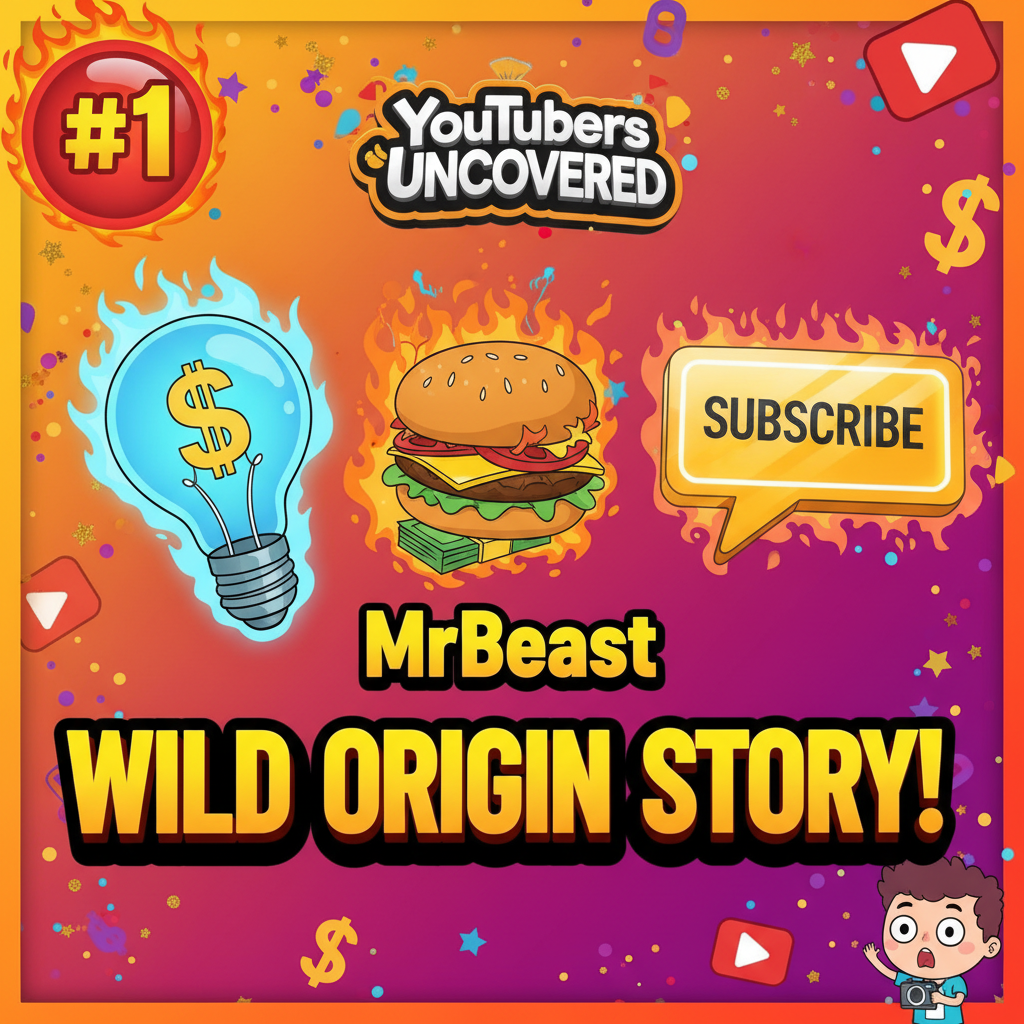 🔥MrBeast's WILD Origin Story! (YouTubers Uncovered) #Shorts