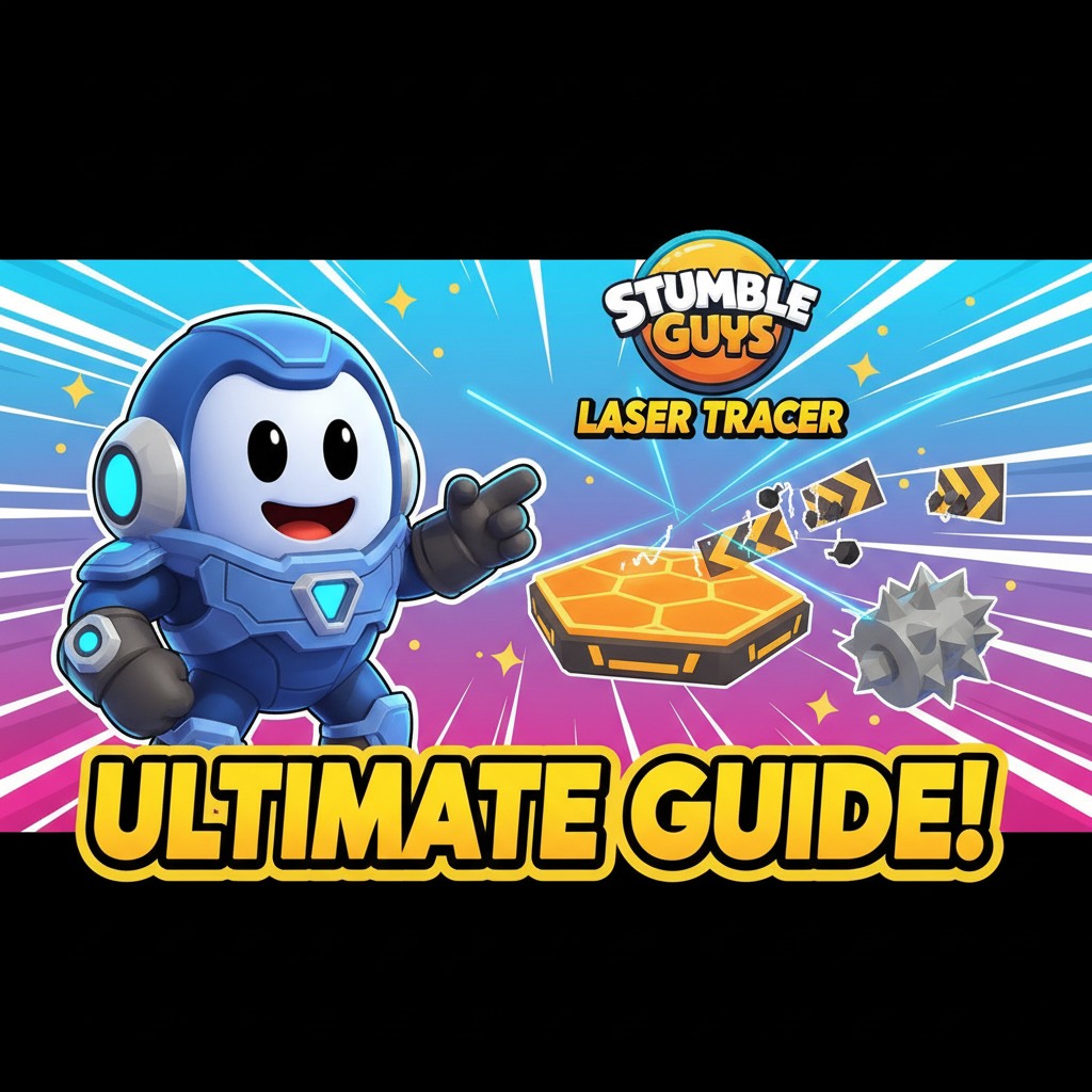 Stumble Guys: دليل الفوز بـ LASER TRACER! (2024) 🏆