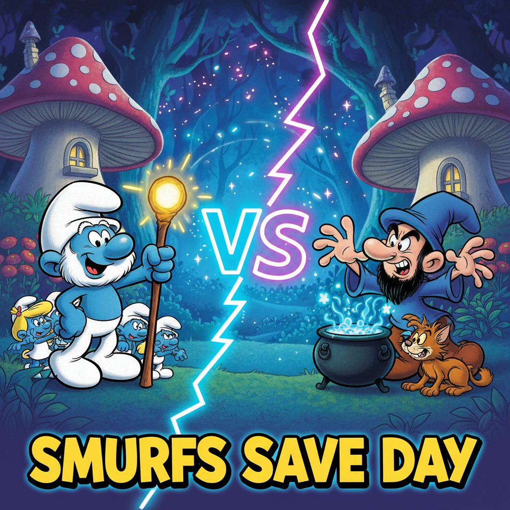 The Smurfs Save the Day: A Magical Forest Adventure