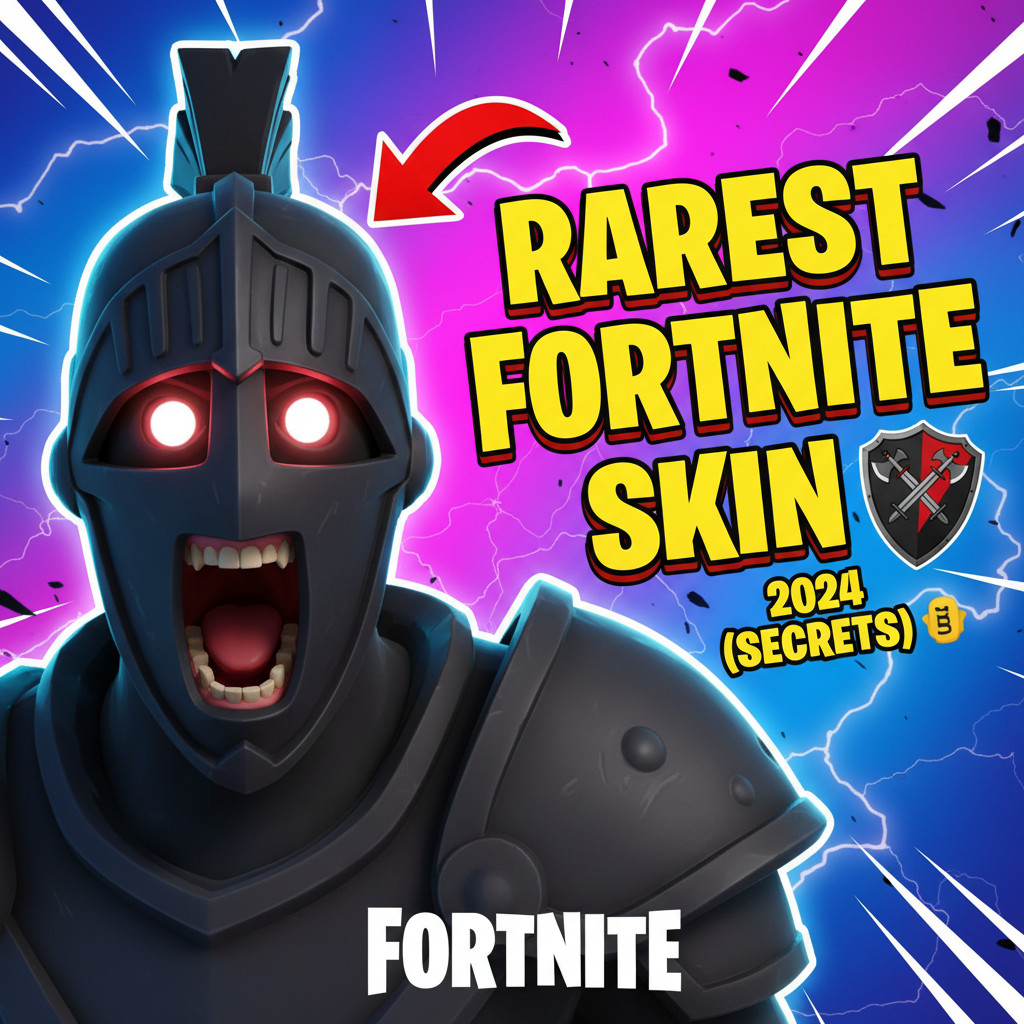 Den MEST SJÆLDNE Fortnite Skin i 2024 (Black Knight HEMMELIGHEDER!) 🤫