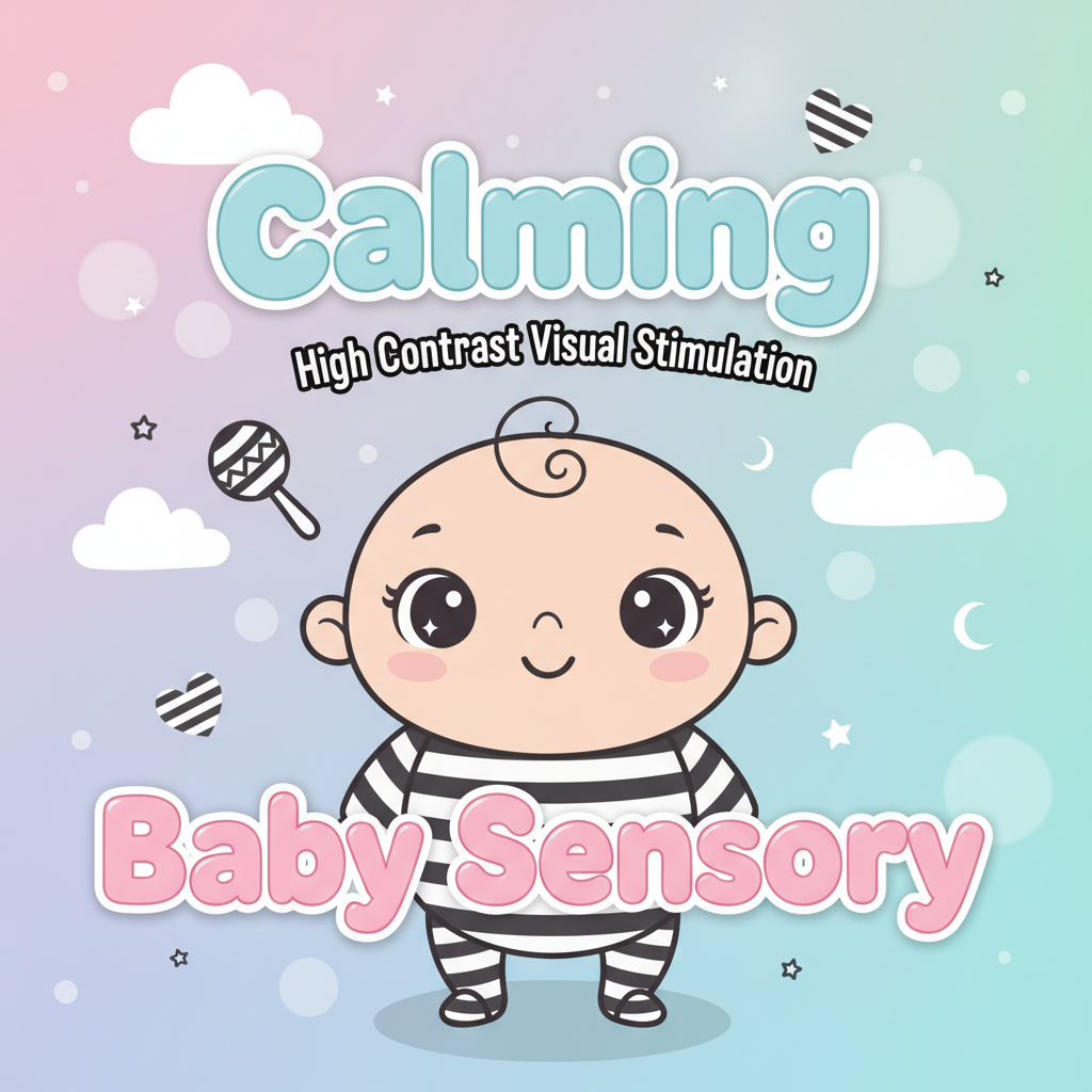 Calming Baby Sensory | Gentle Black & White Patterns