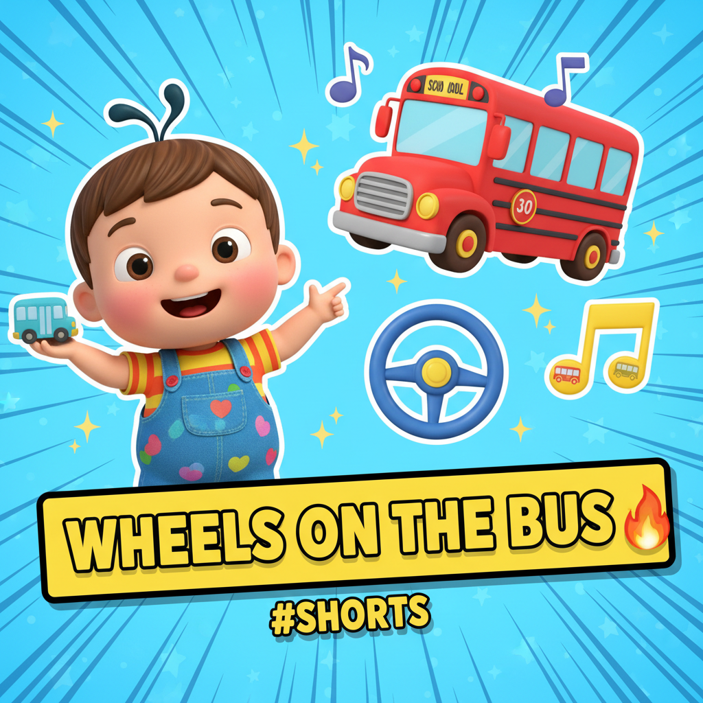 BEST Wheels on the Bus Song! 🚌 Sing Along with JJ & Friends! ⭐